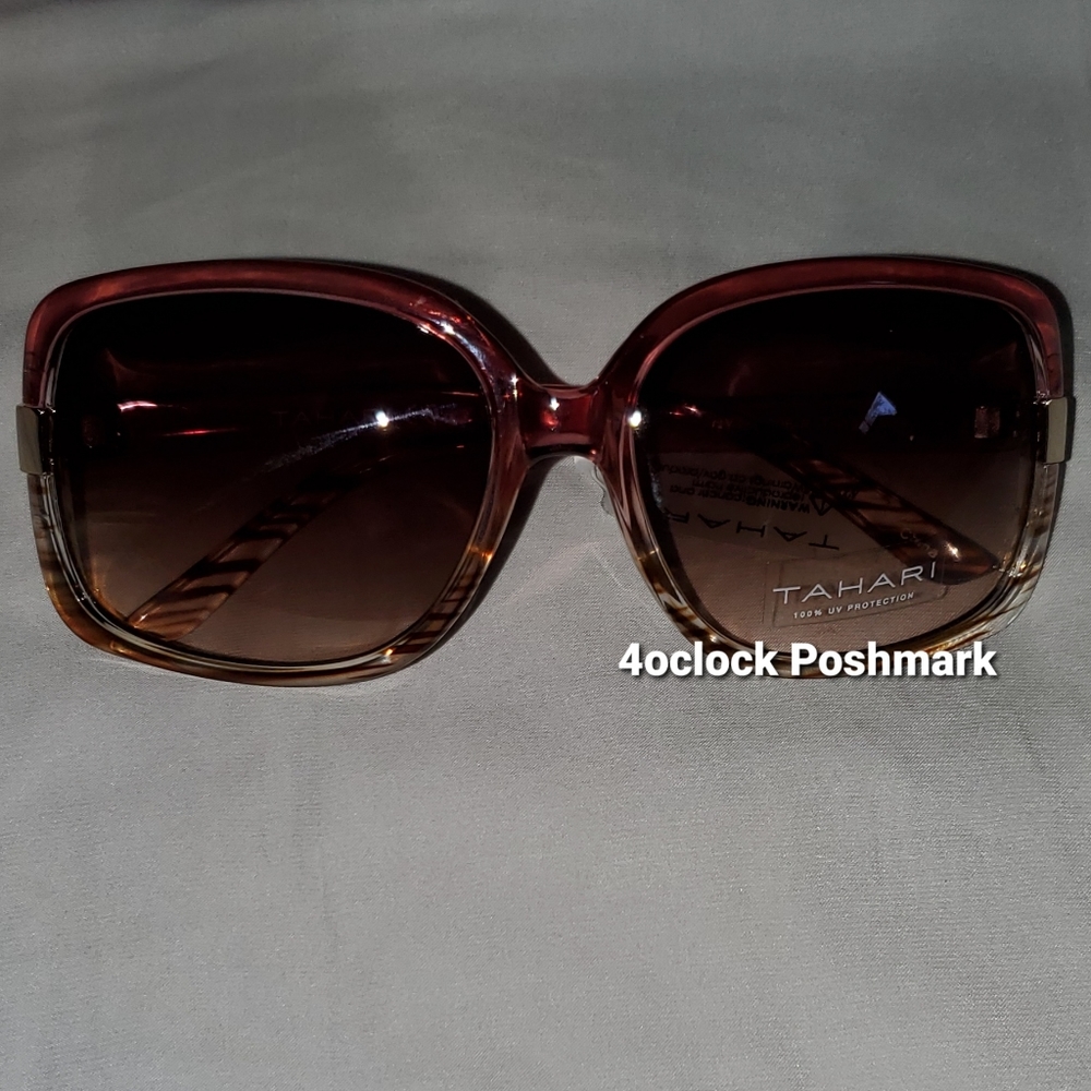 Tahari Pink Brown Sunglasses (style TH124 PKF)